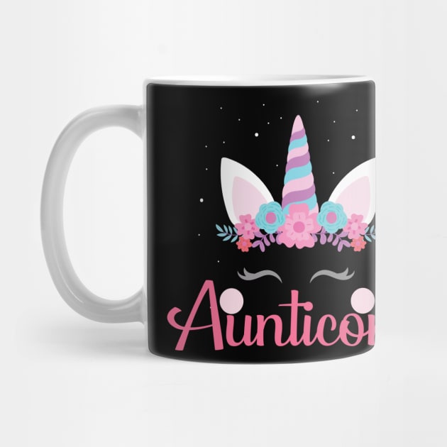 Aunticorn Shirt, Funny Aunt Unicorn T-Shirt, Gift For Aunts, Unicorn aunt, Shirt For Aunt, Gift For Aunts by wiixyou